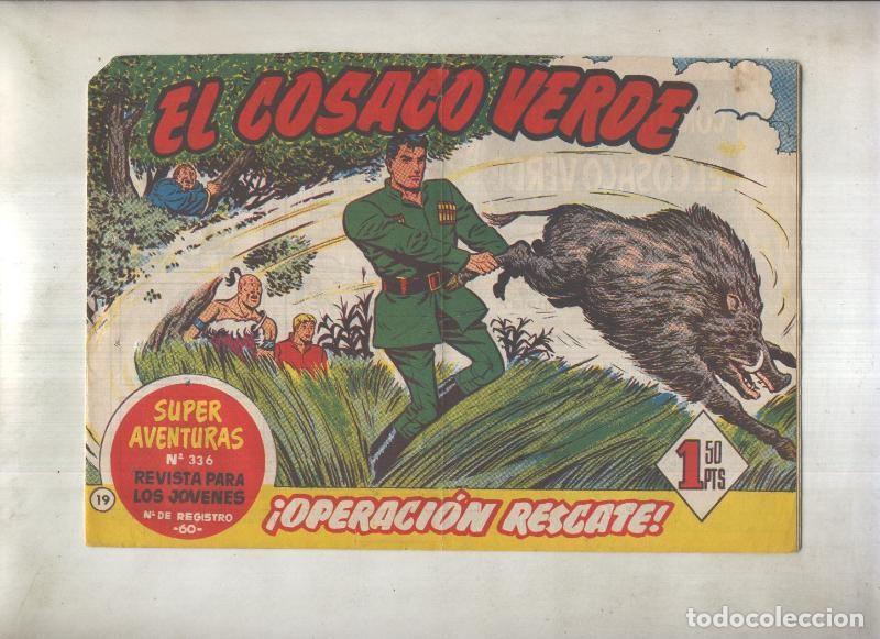 C&oacute;mics: El Cosaco Verde original numero 019: Operacion rescate (numerado 1 en trasera) - Fernando Costa