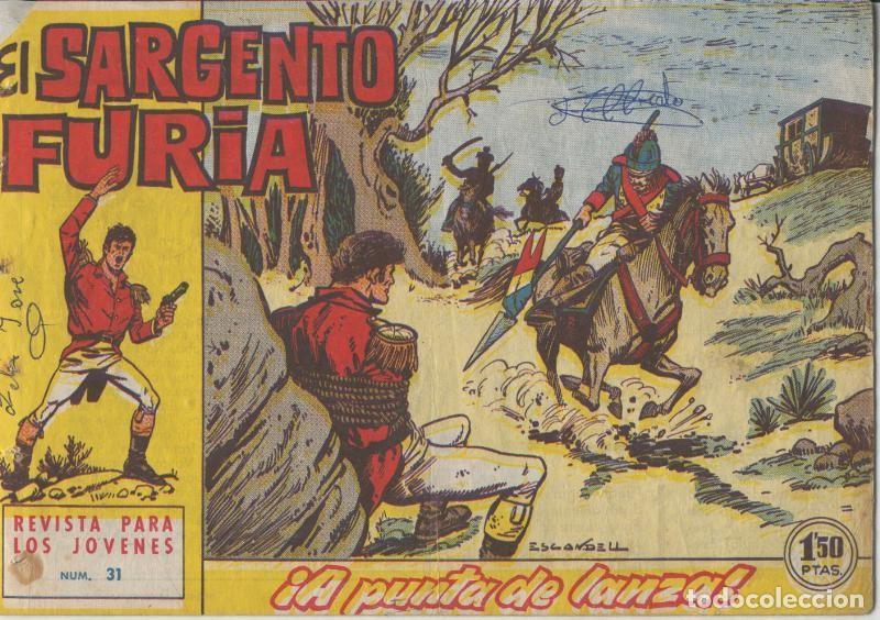 Fumetti: Bruguera: El Sargento Furia numero 31: A punta de lanza - Escandell