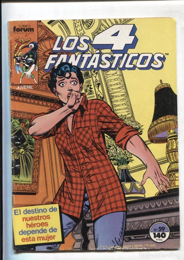 C&oacute;mics: Los 4 Fantasticos volumen 1 numero 059: (numerado 1 en interior cubierta) - Varios - Foto 1