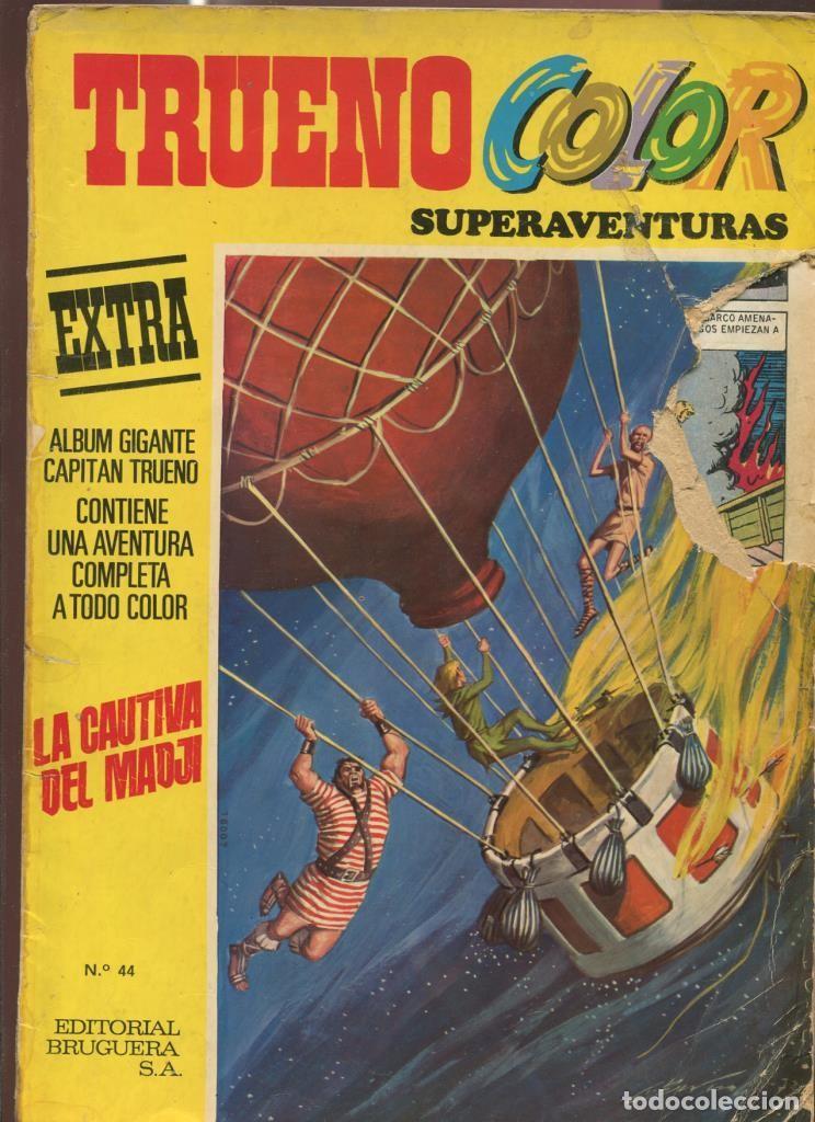 C&oacute;mics: Trueno color primera epoca numero 44: La cautiva del Madji (roto cubierta segun imagen) - varios