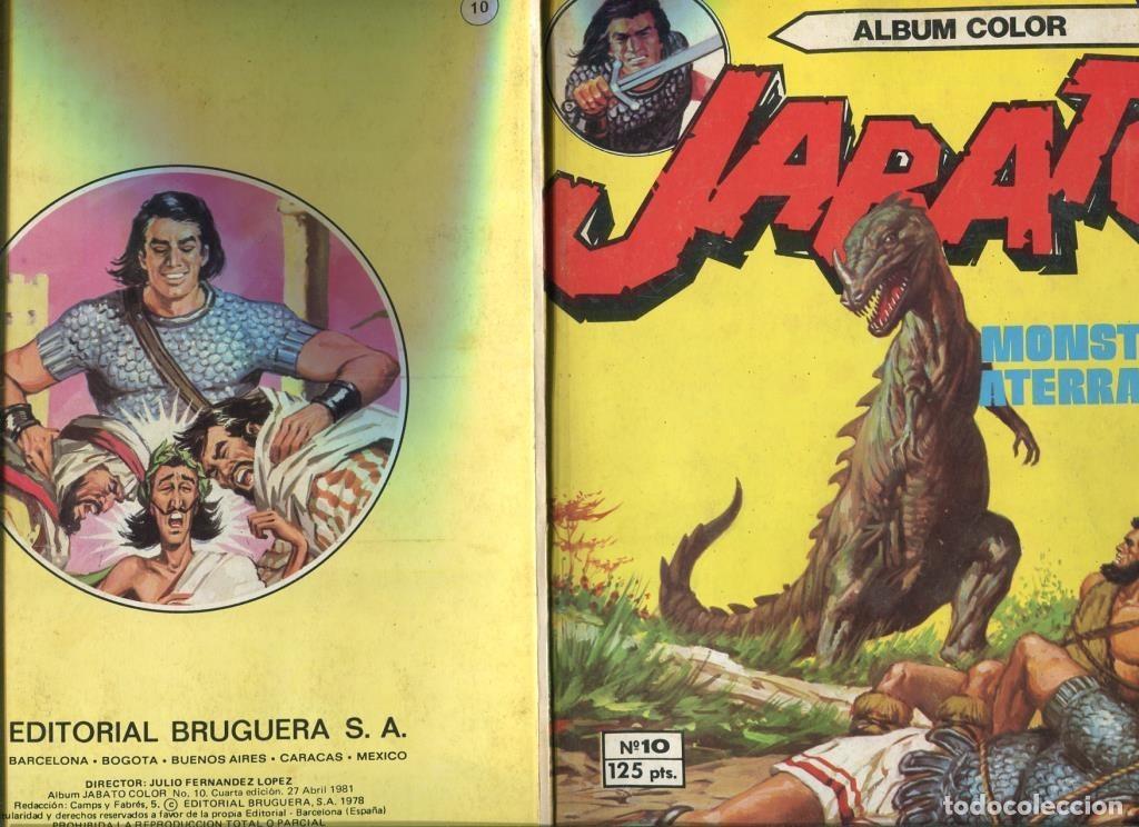 Comics : Jabato album color de 125 pts numero 10: El monstruo aterrador (numerado 3 en trasera) - Darnis-Vict
