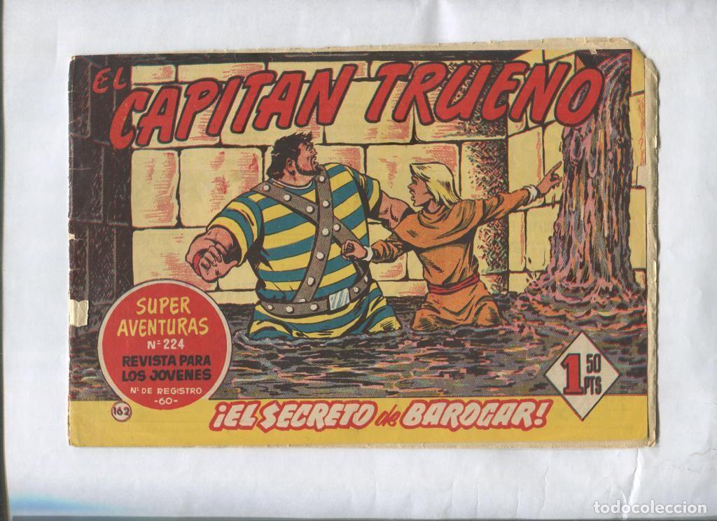 Fumetti: El Capitan Trueno original numero 162: El secreto de Barogar (numerado 2 en trasera) - Ambros