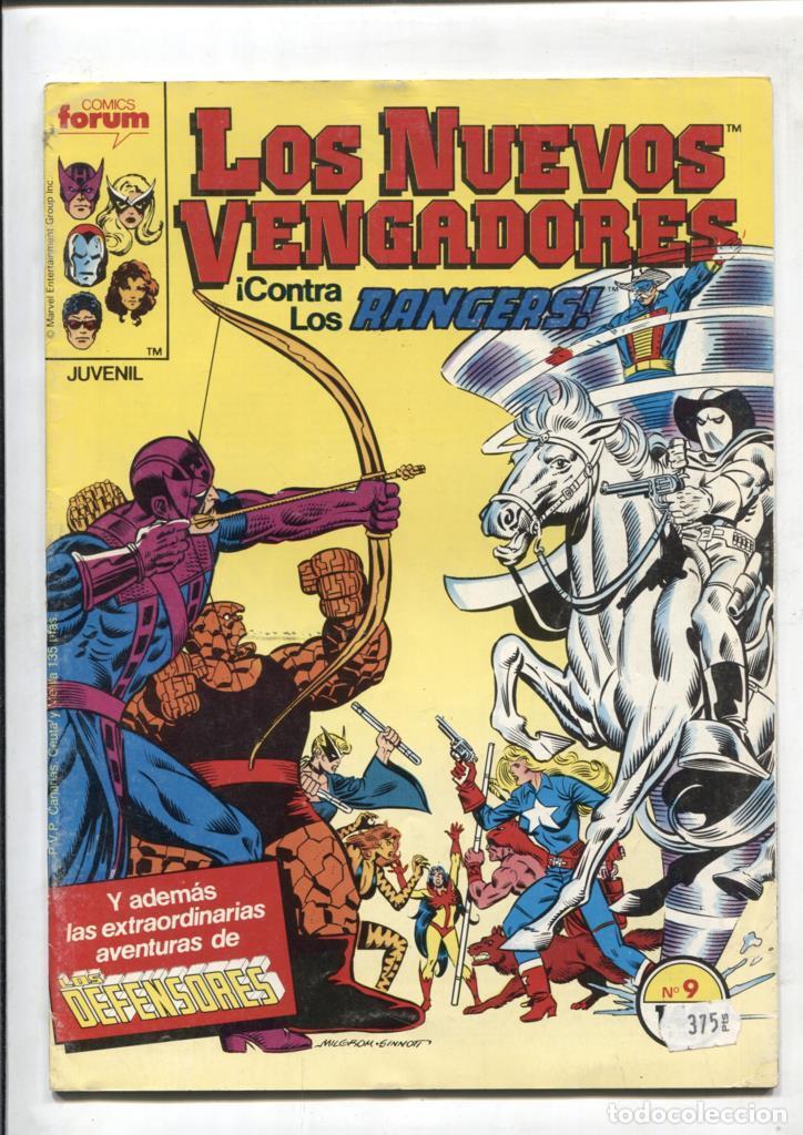 Comics: Los Nuevos Vengadores volumen 1 numero 09: Contra los Rangers - varios