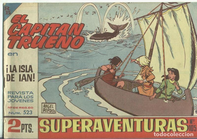 C&oacute;mics: El Capitan Trueno original numero 523: La isla de Ian - Angel Pardo y Osete