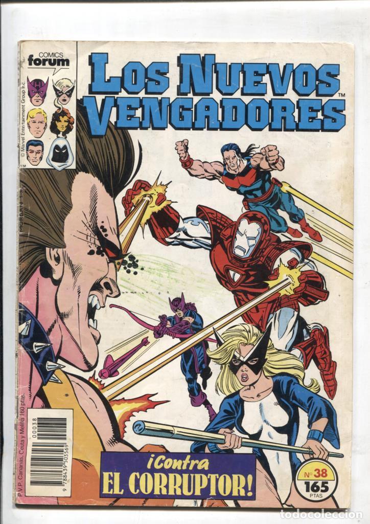 Comics: Los Nuevos Vengadores volumen 1 numero 38 (numerado 2 en interior) - varios