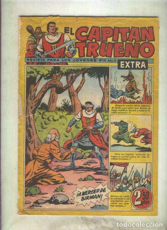 Comics : El Capitan Trueno extra numero 078 (aviejado) - Victor Mora, etc