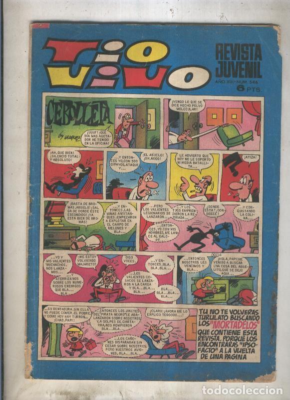 Comics: Tio Vivo segunda epoca numero 0546 (numerado 1 en trasera) - Varios