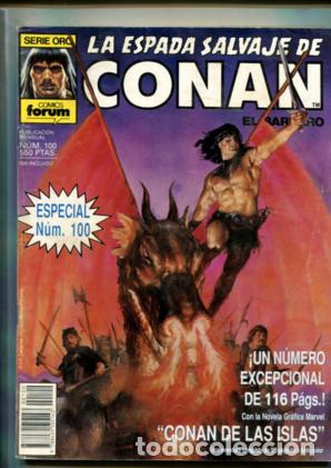 C&oacute;mics: La espada salvaje de conan primera edicion numero 100: Conan de las islas - Varios - Foto 1