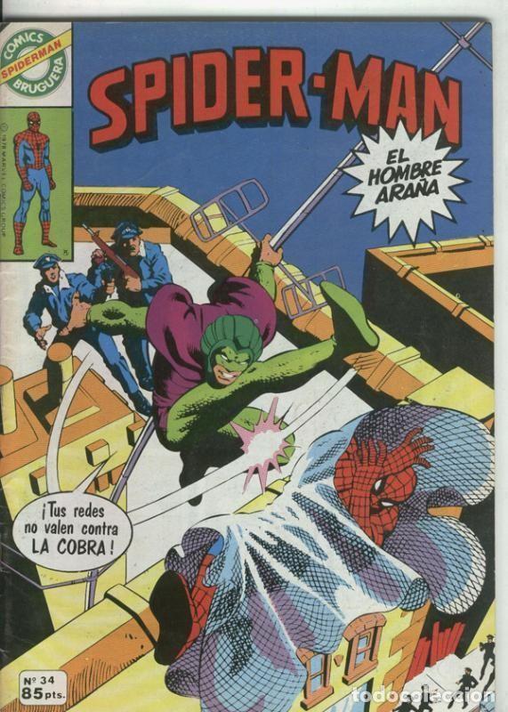 C&oacute;mics: Comics Bruguera: Spiderman numero 34 (numerado 2 en trasera) - Varios - Foto 1