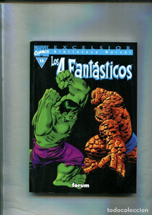 Comics: Biblioteca Marvel Excelsior : Los 4 Fantasticos numero 15 - Jack Kirby-John Buscema.John Byrne, etc