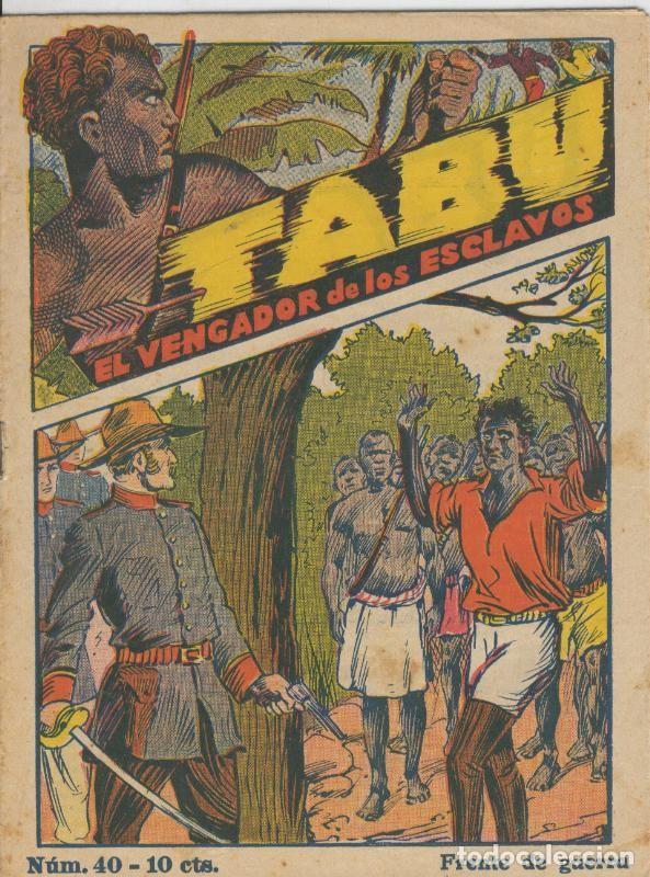 Comics : Tabu: el vengador de los esclavos numero 40: Frente de guerra - Folletin