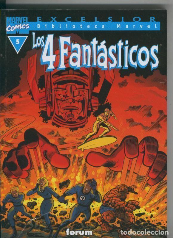 C&oacute;mics: Biblioteca Marvel Excelsior : Los 4 Fantasticos numero 05: los que buscan destruirnos - Jack Kirby-J
