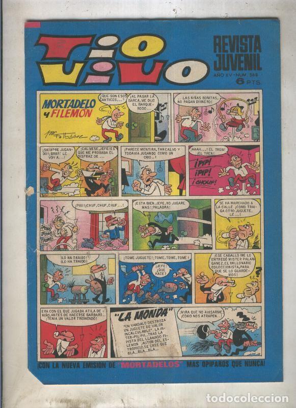 Comics: Tio Vivo segunda epoca numero 0568 (numerado 2 en trasera) - Varios