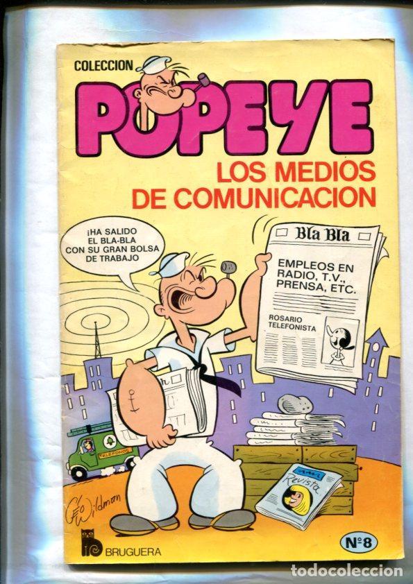 C&oacute;mics: Coleccion Popeye numero 08: Los medios de comunicacion
