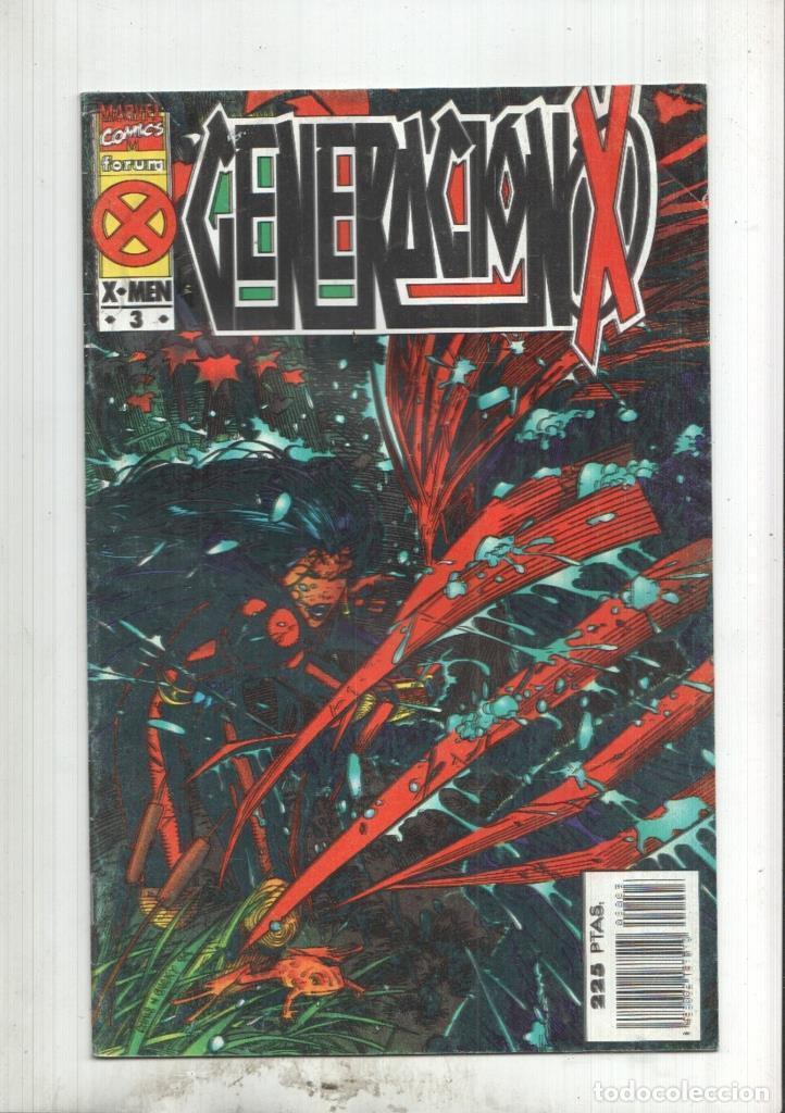 Comics: Generacion X volumen 1 numero 03: (papel algo acartonado por haber estado en lugar humedo) - Scott L