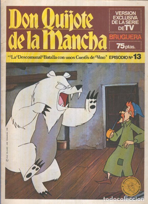 Comics: Don Quijote de la Mancha numero 13: La descomunal batalla con - Cruz Delgado