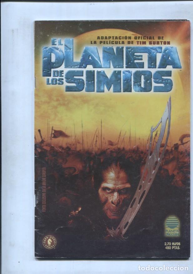 C&oacute;mics: El planeta de los simios, adaptacion pelicula de Tim Burton