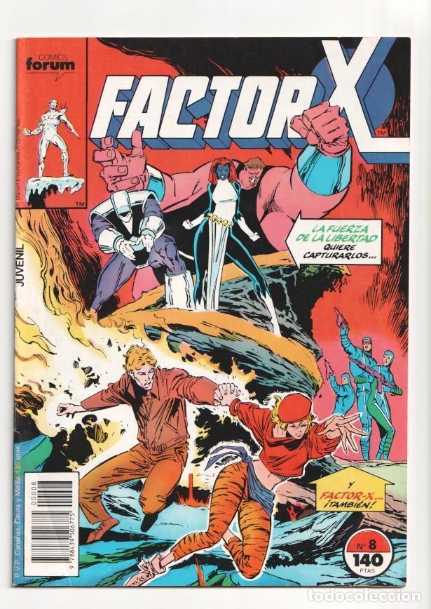 C&oacute;mics: Factor X numero 08: Perdidos y encontrados (numerado 1 en trasera) - Varios - Foto 1
