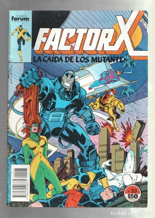 C&oacute;mics: Planeta: Factor X numero 23: La caida de los mutantes (numerado 1 en trasera) - Varios
