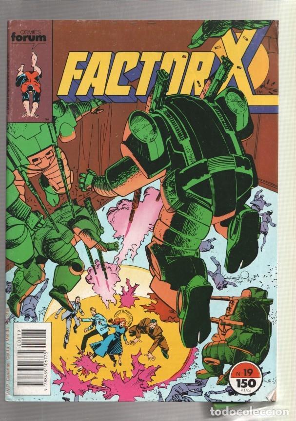 Comics: Factor X numero 19: Toda accion (numerado 1 en trasera) - Varios