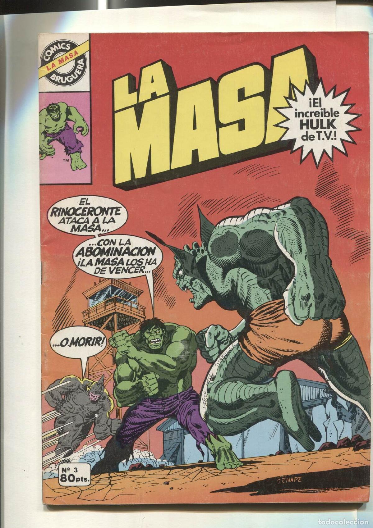 C&oacute;mics: Comics Bruguera : La Masa numero 03 (numerado 4 en trasera) - varios - Foto 1
