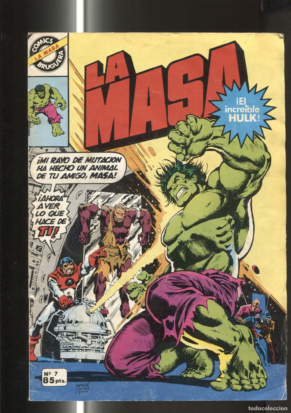 C&oacute;mics: Comics Bruguera : La Masa numero 07 (numerado 1 en trasera) - varios - Foto 1