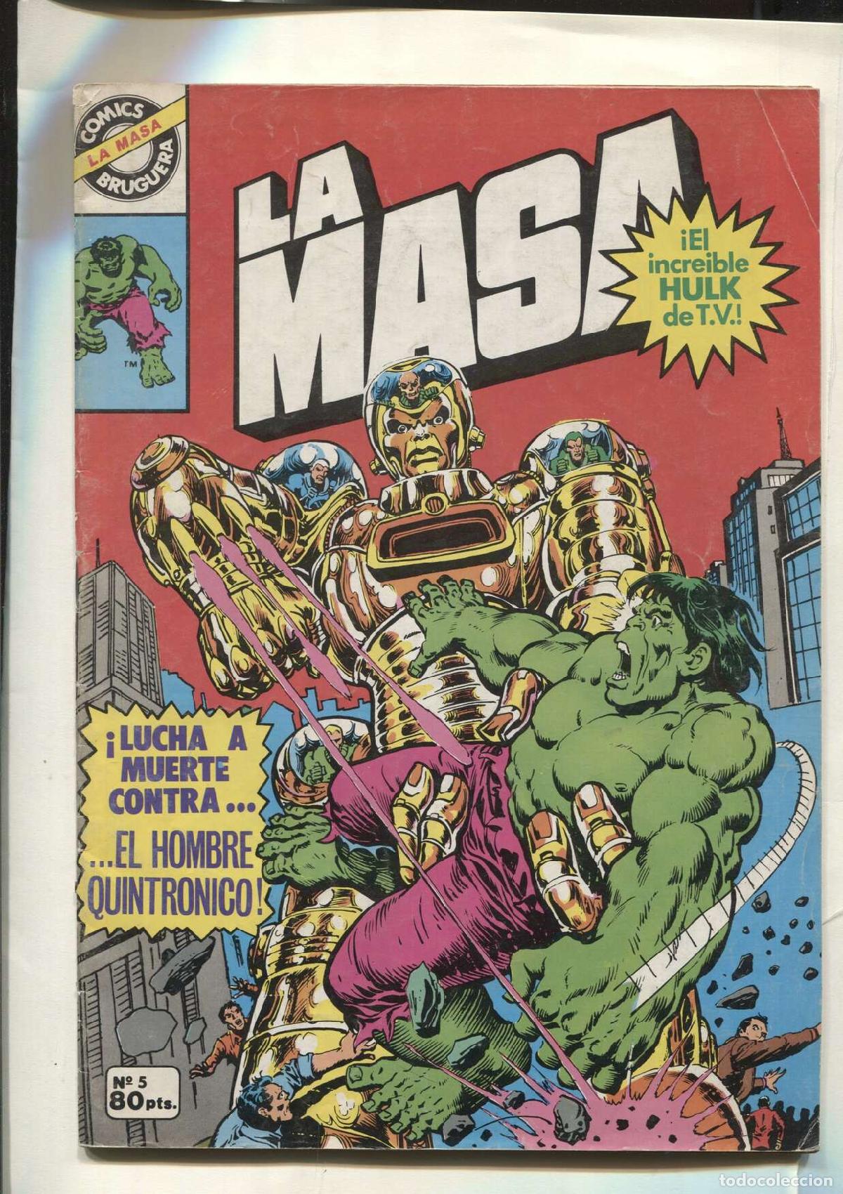 C&oacute;mics: Comics Bruguera : La Masa numero 05 (numerado 1 en trasera) - varios - Foto 1