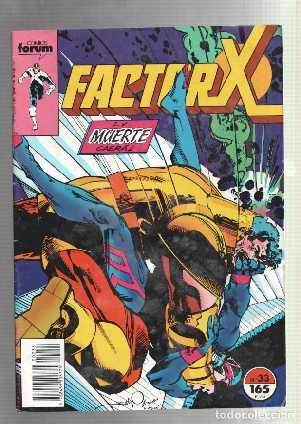 C&oacute;mics: Planeta: Factor X numero 33: Muerte (numerado 1 en trasera) - Varios - Foto 1