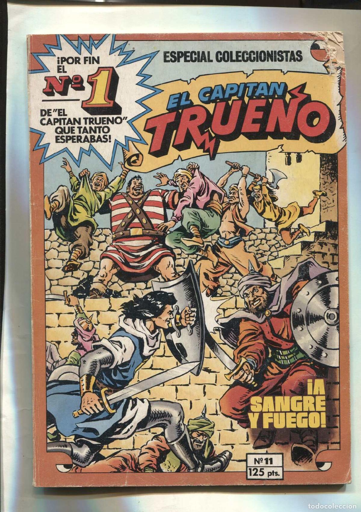 Comics: Bruguera: El Capitan Trueno album color numero 11: A sangre y fuego - Ambros-Pardo