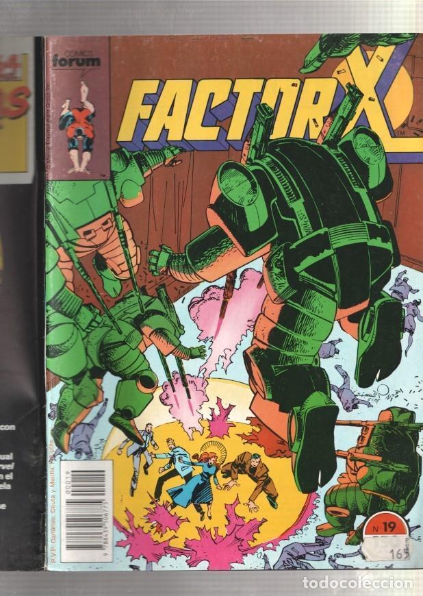 C&oacute;mics: Factor X numero 19: Toda accion (numerado 3 en trasera) - Varios - Foto 1