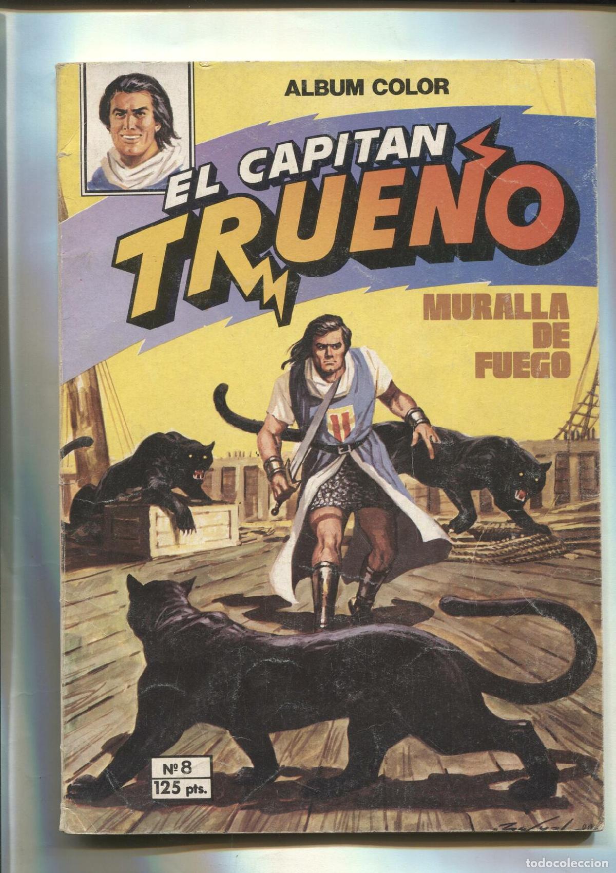 Comics: Bruguera: El Capitan Trueno album color numero 08: Muralla de fuego - Ambros-Pardo