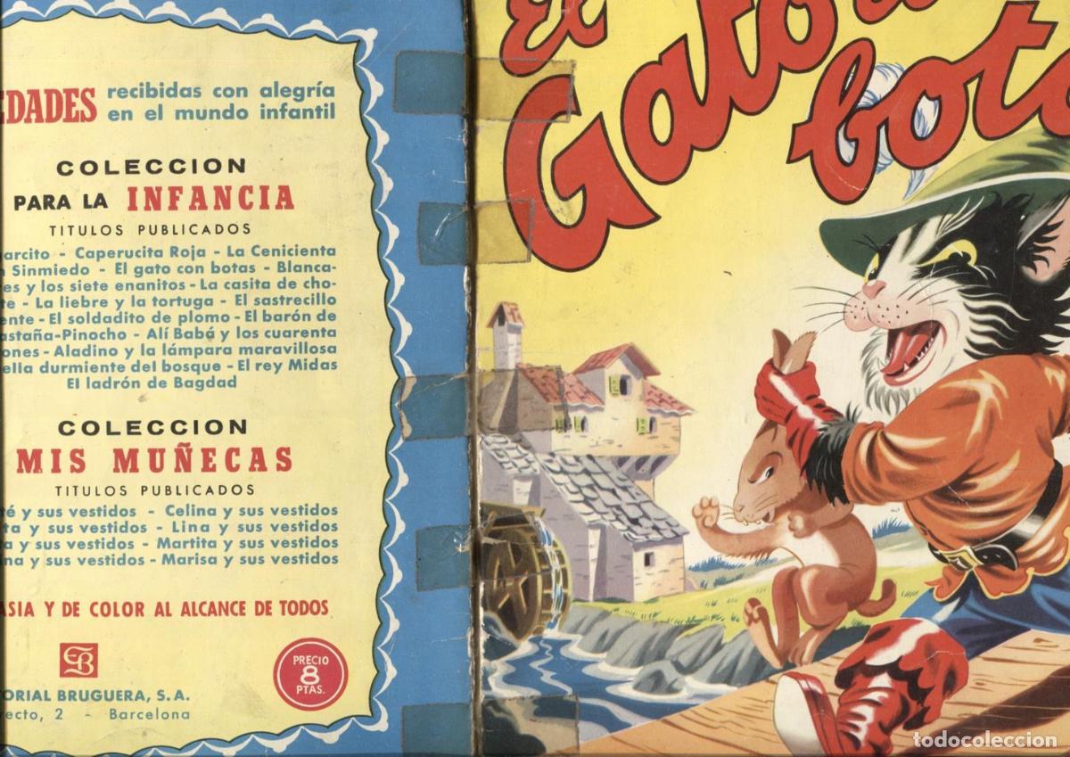 C&oacute;mics: Cuentos Bruguera: El Gato con botas (ejemplar aviejado) - - Foto 1