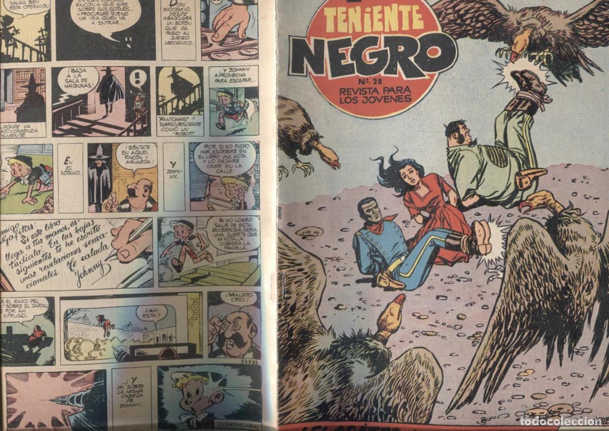 Comics: Bruguera: El Teniente Negro numero 28: El crater de la muerte - Jose Grau
