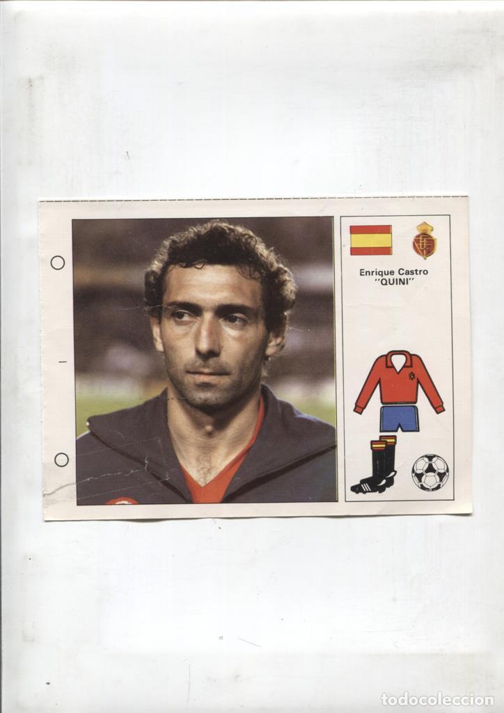 C&oacute;mics: Cromos Bruguera Mundial 1982 numero 065: Enrique Castro QUINI de Espa&ntilde;a -