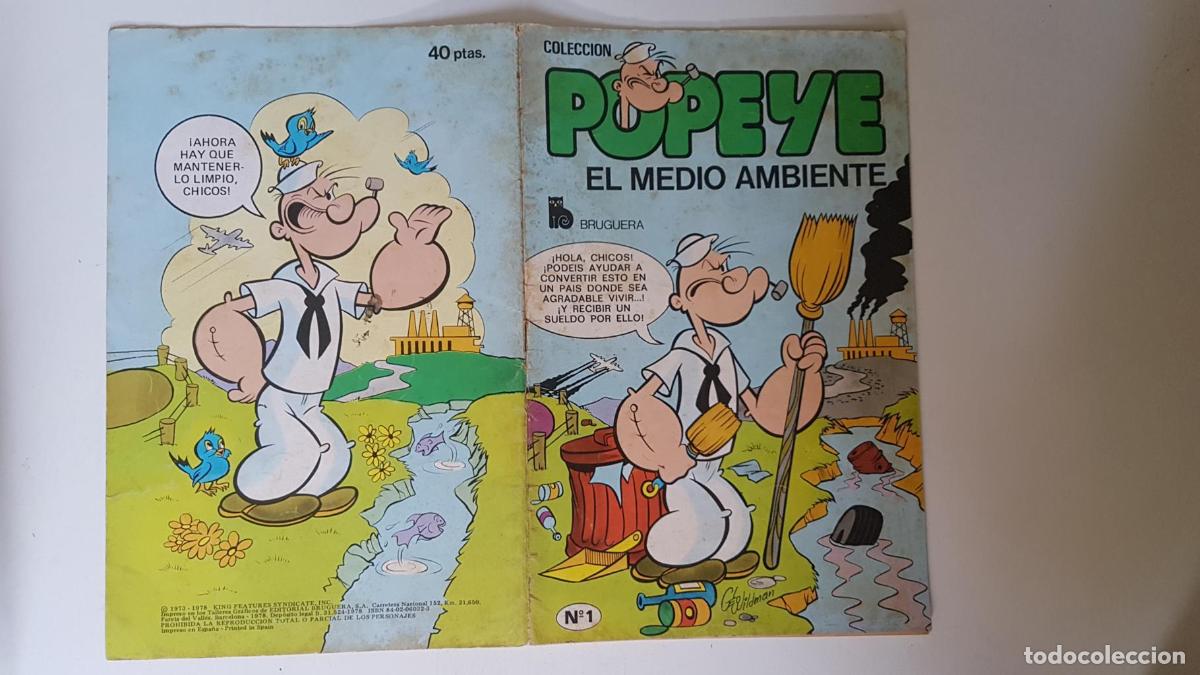 C&oacute;mics: Bruguera: Coleccion Popeye numero 01: El medio ambiente - NULL - Foto 1