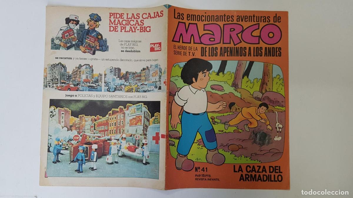 Fumetti: Marco de los apeninos a los andes,revista numero 41 La caza del armadillo - Varios