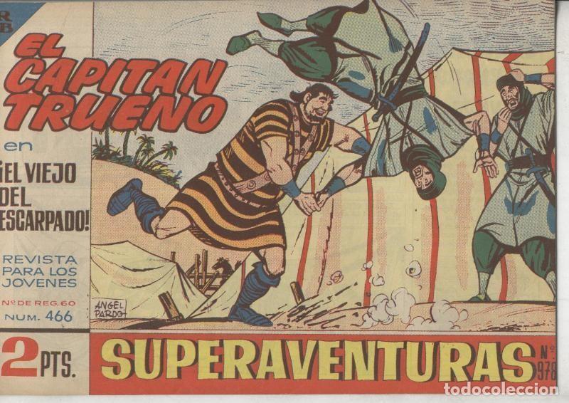 Comics : Bruguera: El Capitan Trueno original numero 466: El viejo del escarpado - Angel Pardo