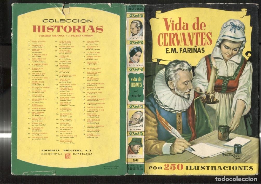 Comics: Coleccion Heroes numero 096: Vida de Cervantes (dibujos de Gino Battaglia) - E.M.Fari&ntilde;as