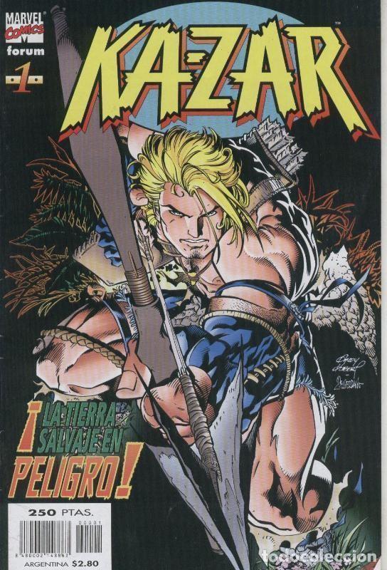 Comics: Planeta: Ka-zar volumen 1 numero 01: Se&ntilde;or de la tierra salvaje - Waid-Kubert-Delperdang