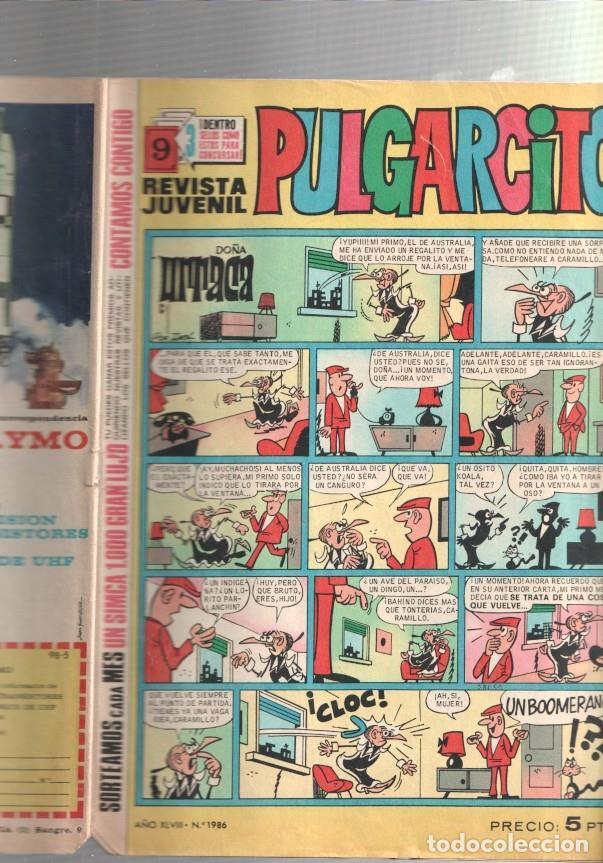 Fumetti: Pulgarcito numero 1986: Scheriff King: El dilema de Yama (4 paginas, diaz) - varios