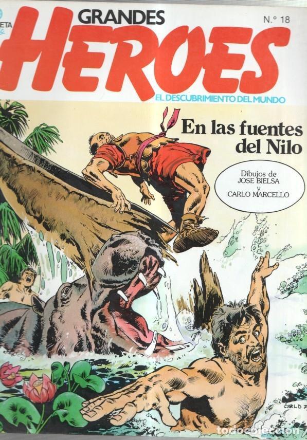 Fumetti: Planeta: Grandes Heroes numero 18: Stanley un reportero en Africa - En busca de las fuentes del Nilo