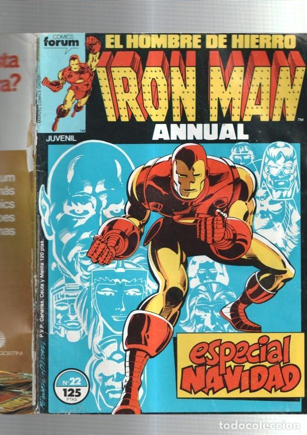 Fumetti: Planeta: El hombre de Hierro-Iron Man vol 1 numero 22: procede de retapado - Varios