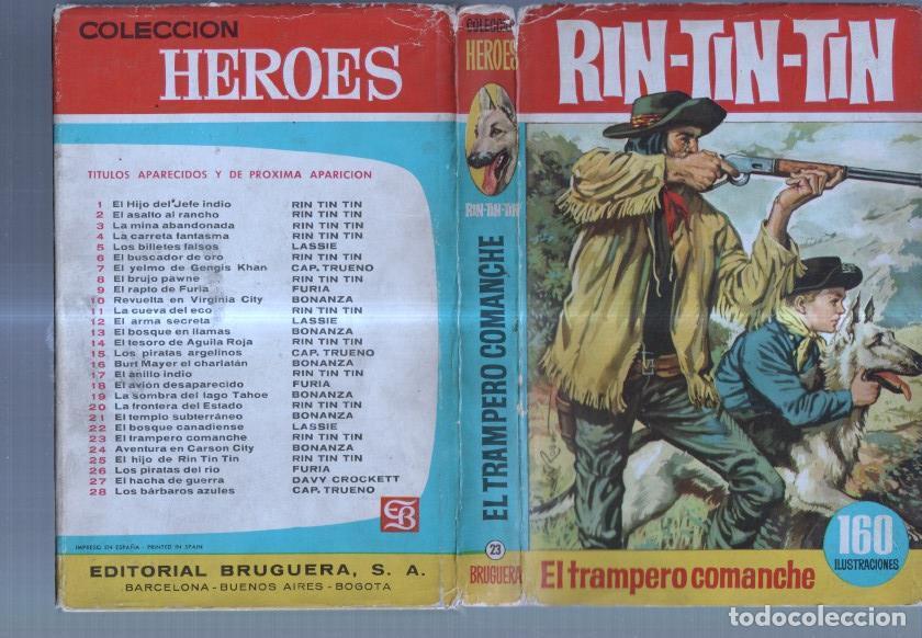 C&oacute;mics: Coleccion Heroes numero 23: Rin Tin Tin: el trampero comanche - - Foto 1