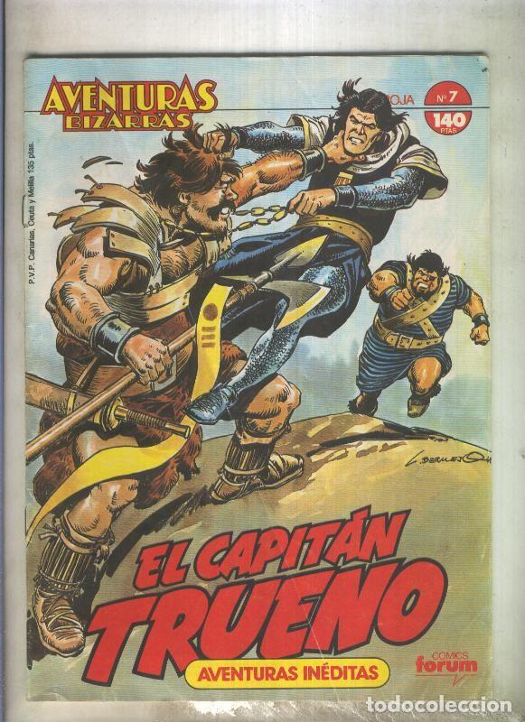 Comics : Revista Aventuras Bizarras: El Capitan Trueno numero 07 - Luis Bermejo y Victor Mora