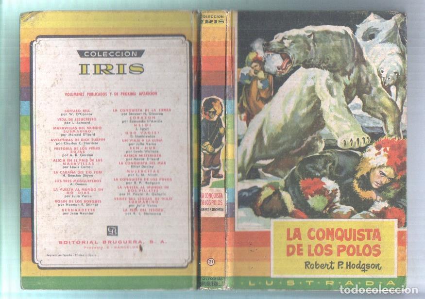 Comics: Coleccion Iris numero 21: La conquista de los polos - Robert P.Hodqson