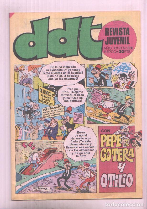Comics: DDT revista semanal numero 536: Victor heroe del espacio: episodio 30 (M.Osete,4 paginas) - Varios