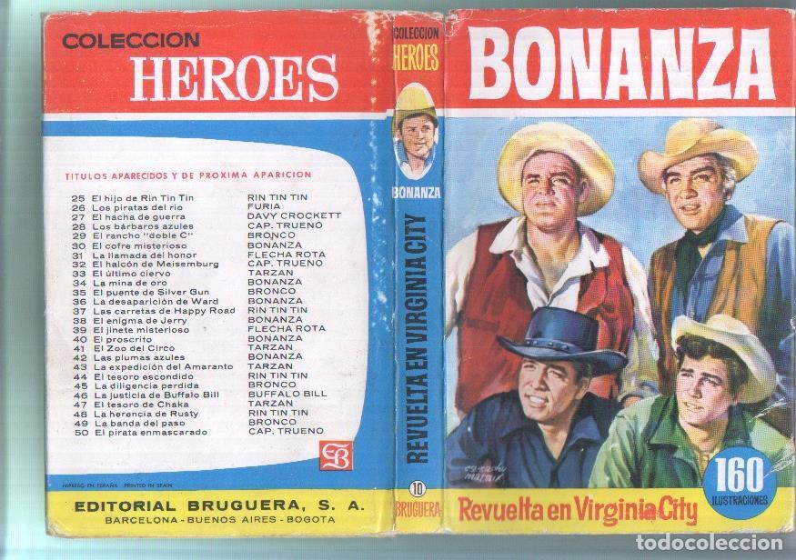 Comics: Coleccion Heroes numero 10: Bonanza: Revuelta en Virginia City - dibujos: Edmond