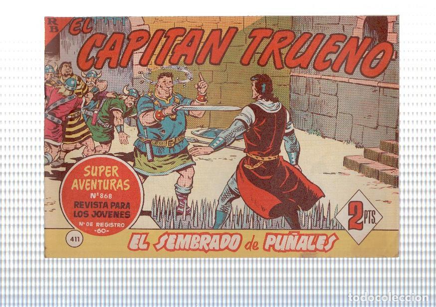 Comics: Bruguera: El Capitan Trueno original numero 411: El sembrado de pu&ntilde;ales - Angel Pardo y Victor Mora
