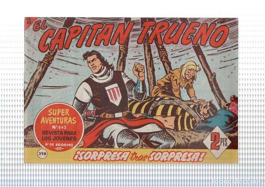 Comics: Bruguera: El Capitan Trueno original numero 398: Sorpresa tras sorpresa - Angel Pardo y Victor Mora