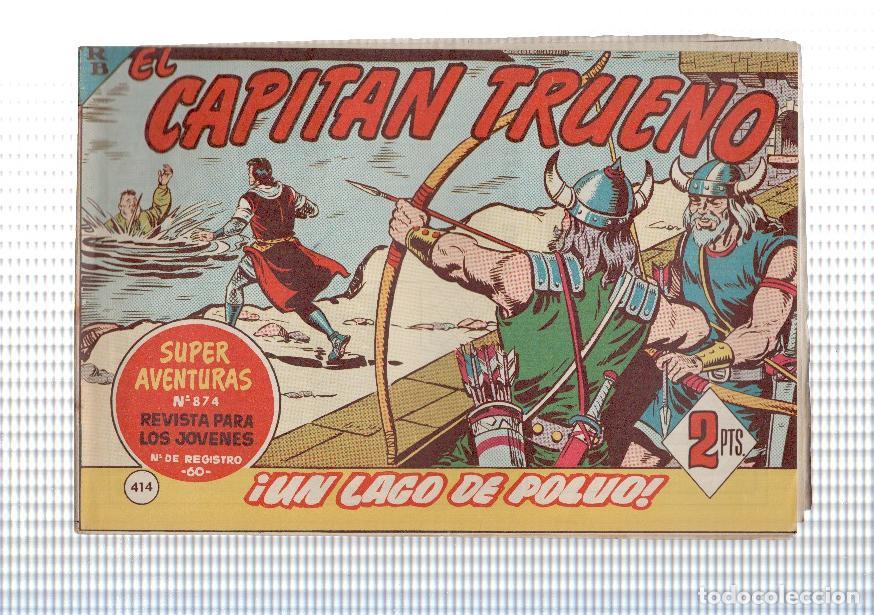 Comics: Bruguera: El Capitan Trueno original numero 414: Un lago de polvo - Angel Pardo y Victor Mora